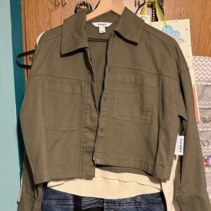 Old Navy Women's Khaki Utility Jacket